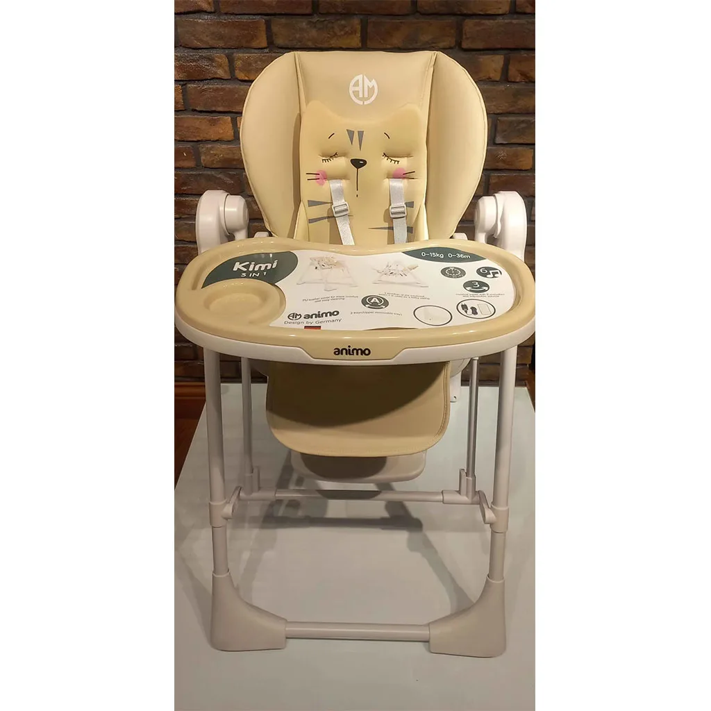 صندلی غذای آنیمو مدل Kimi Pro کیمی پرو طرح گربه تابشو موزیکال