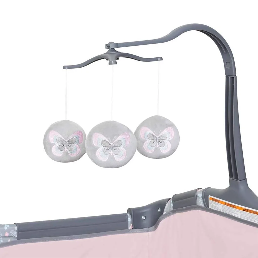 تخت پارک بیبی ترند Fluttebye طرح پروانه BabyTrend