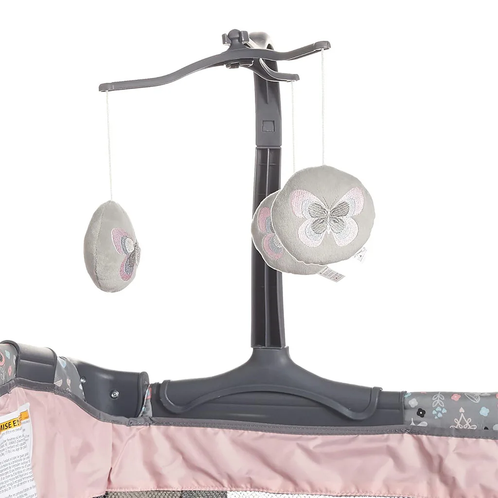 تخت پارک بیبی ترند Fluttebye طرح پروانه BabyTrend