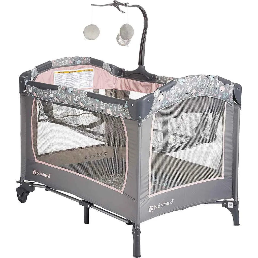 تخت پارک کودک و نوزاد طرح پروانه بیبی ترند BabyTrend