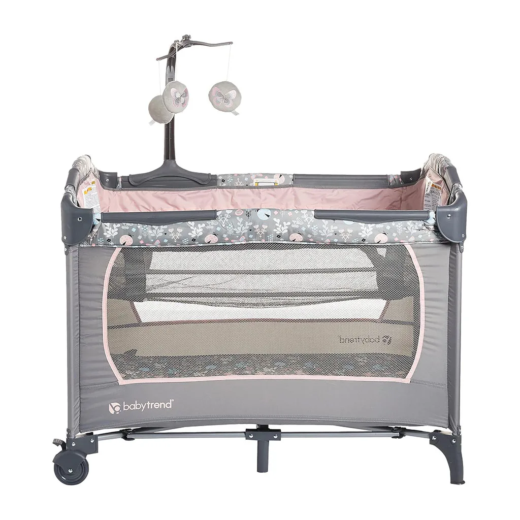 تخت پارک بیبی ترند Fluttebye طرح پروانه BabyTrend