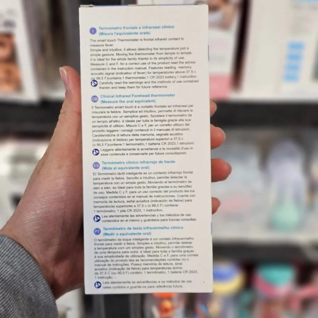 تب سنج لیزری پیشانی دیجیتال اسمارت تاچ Smart Touch چیکو Chicco