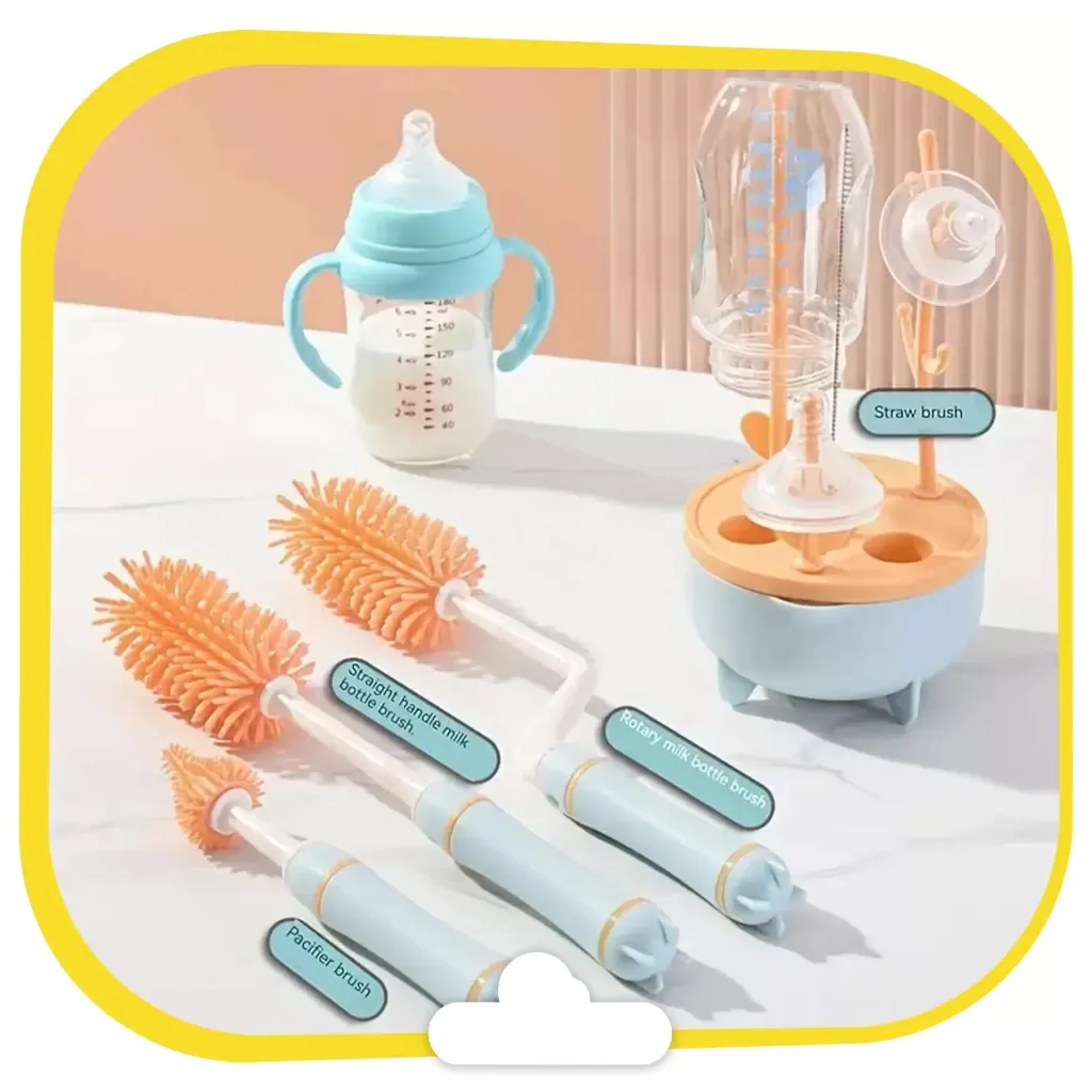 ست برس شیشه شور آبچکان 8تکه ماماس پاپاس Mamas Papas