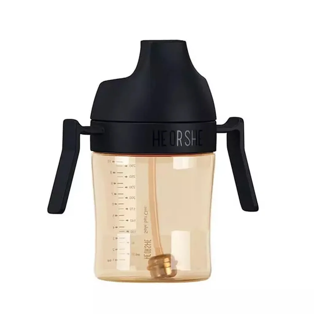 آبمیوه خوری 9+ماه 300میل دسته دار سوپاپدار هی اور شی Heorshe