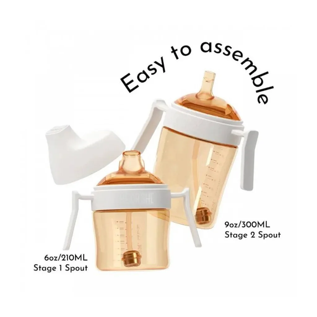 آبمیوه خوری 9+ماه 300میل دسته دار سوپاپدار هی اور شی Heorshe