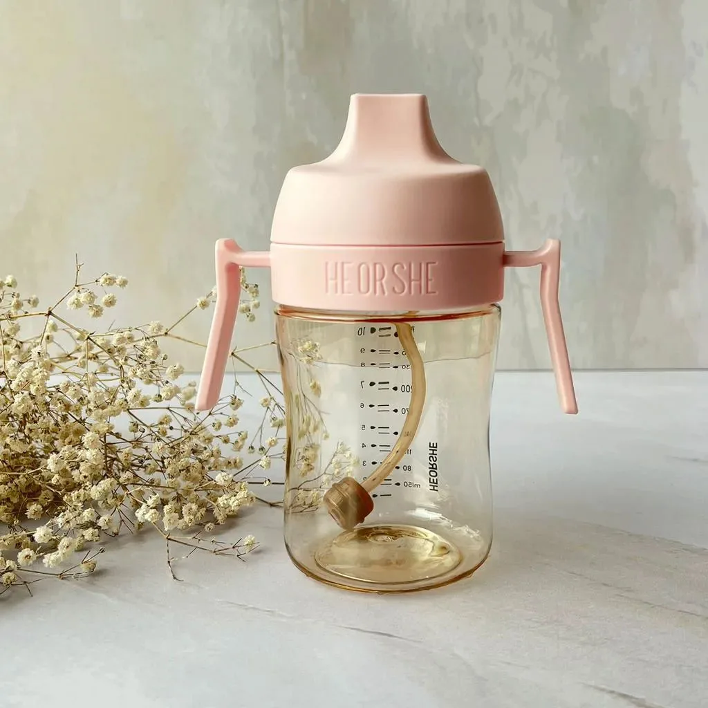 آبمیوه خوری 9+ماه 300میل دسته دار سوپاپدار هی اور شی Heorshe