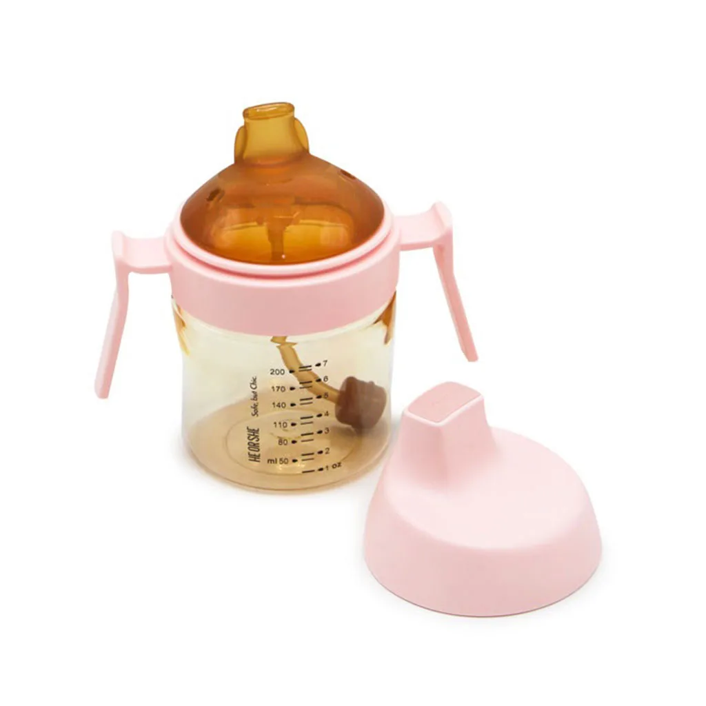 آبمیوه خوری 6+ماه 210میل دسته دار سوپاپدار هی اور شی Heorshe