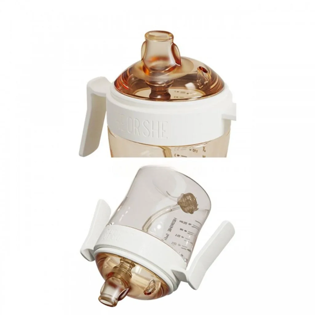 آبمیوه خوری 6+ماه 210میل دسته دار سوپاپدار هی اور شی Heorshe