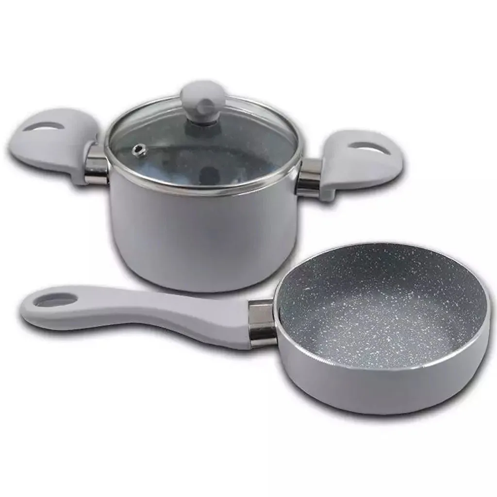 سرویس قابلمه گرانیتی 3پارچه نوزاد و کودک هرا مدل هلنا14 Hera Helena