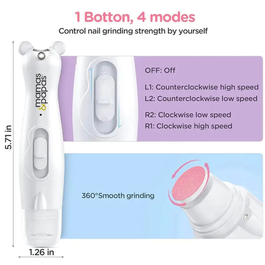 سوهان برقی ماماس پاپاس نانخگیر چراغدار 2کاره کودک و نوزاد Mamas Papas