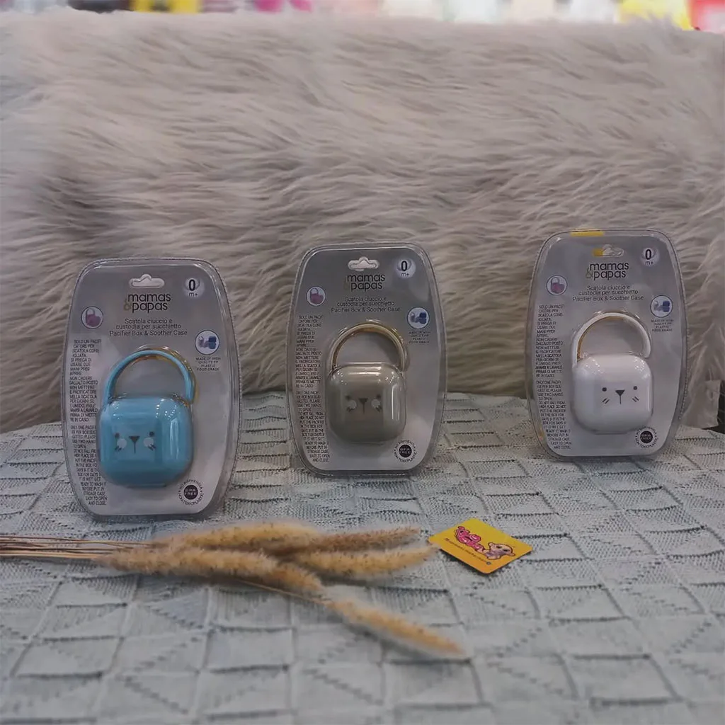 قاب پستانک ماماس پاپاس طرح گربه Mamas Papas