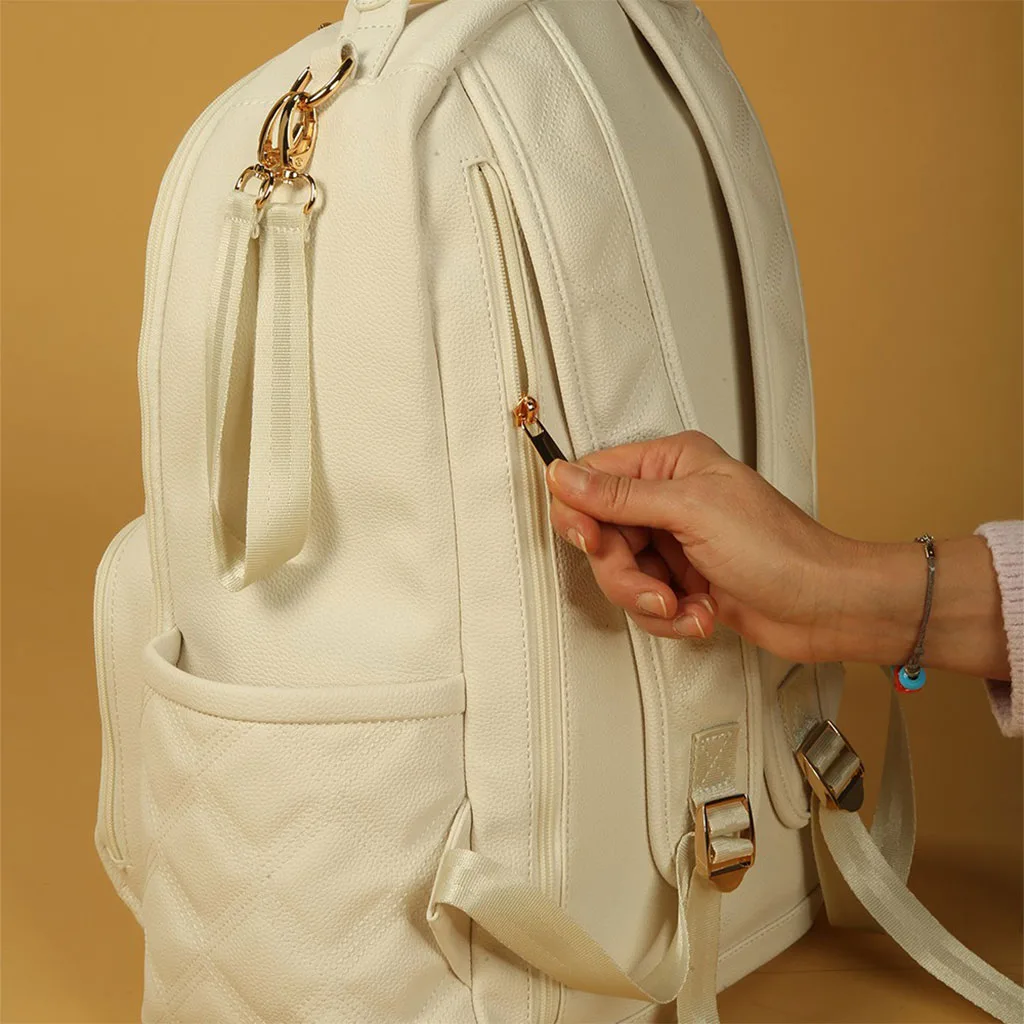 ساک لوازم مای کالکشن ام اند وای کوله ای مدل Oeste دوخت لوزی چرم M&Y