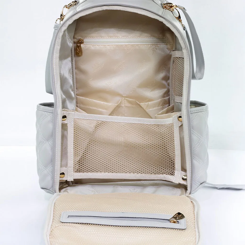 ساک لوازم مای کالکشن ام اند وای کوله ای مدل Oeste دوخت لوزی چرم M&Y