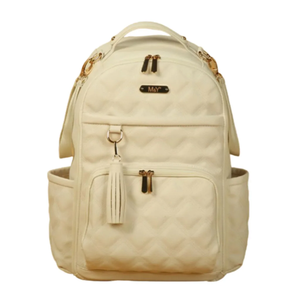 ساک لوازم مای کالکشن ام اند وای کوله ای مدل Oeste دوخت لوزی چرم M&Y