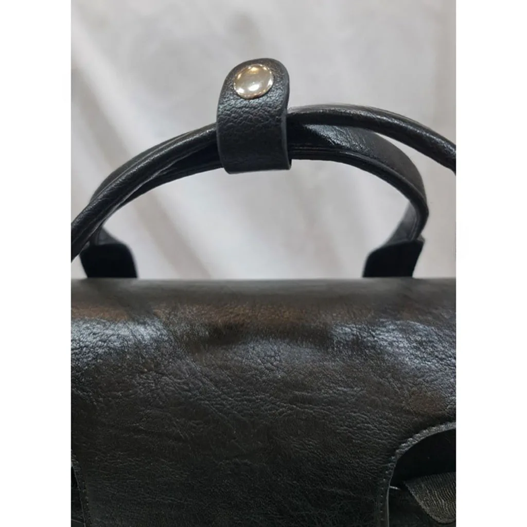 ساک لوازم مای کالکشن ام اند وای کوله ای جلو جیب زیپ ساده چرم M&Y