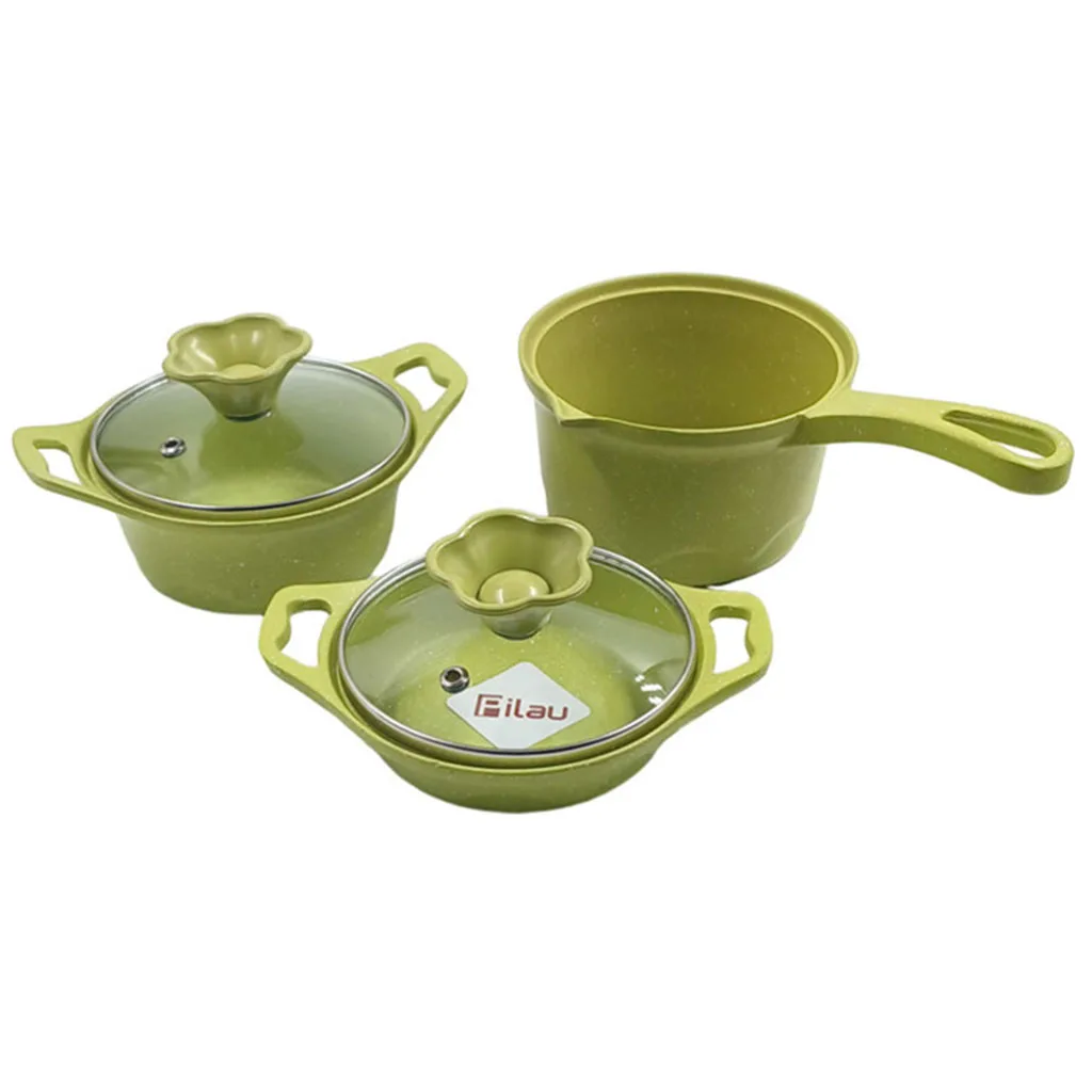 سرویس قابلمه پیلو 5پارچه نوزادی مدل Life نچسب چدن گرانیت Pilau