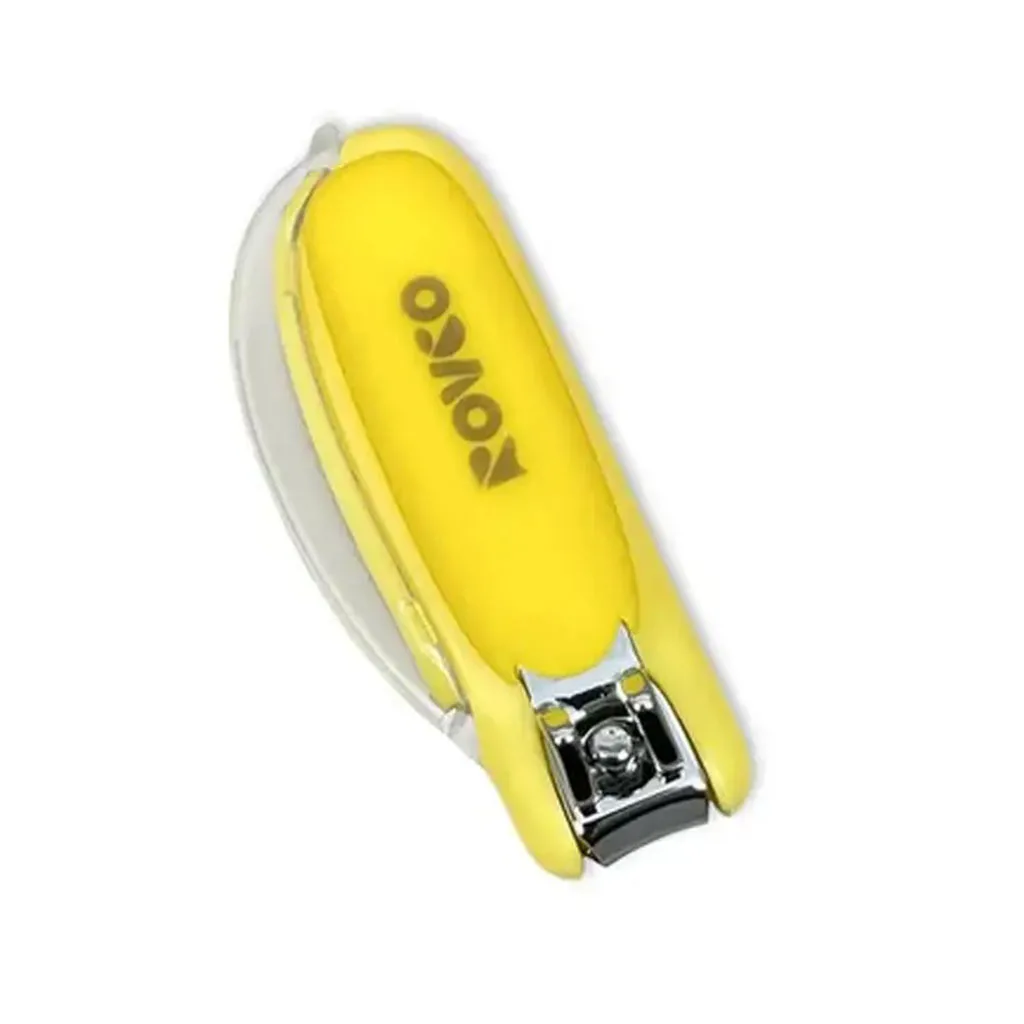 ناخن گیر تکی بغل شیشه ای تک رنگ روکو Rovco