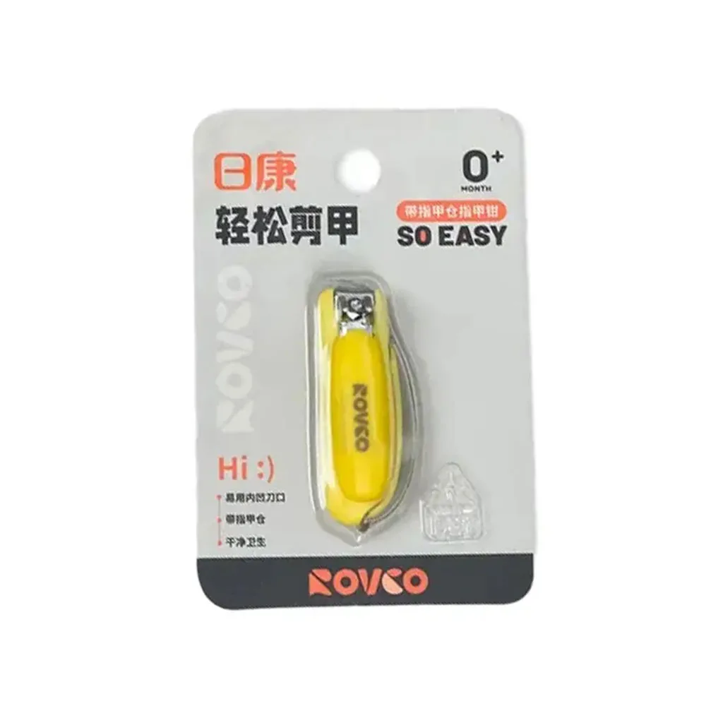 ناخن گیر تکی بغل شیشه ای تک رنگ روکو Rovco