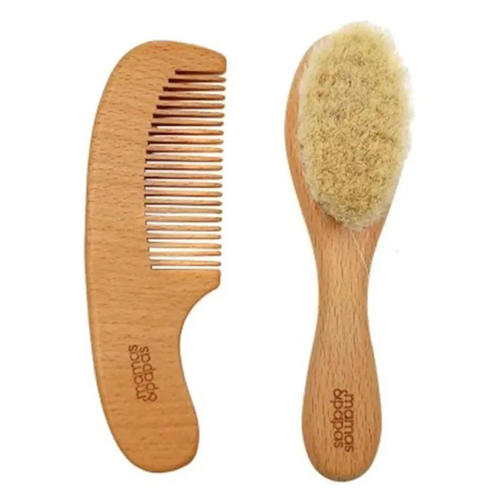 ست شانه برس چوبی 2تايی ماماس پاپاس Mamas Papas