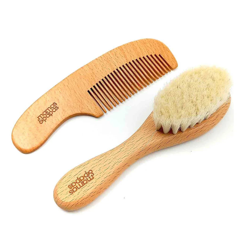 ست شانه برس چوبی 2تايی ماماس پاپاس Mamas Papas