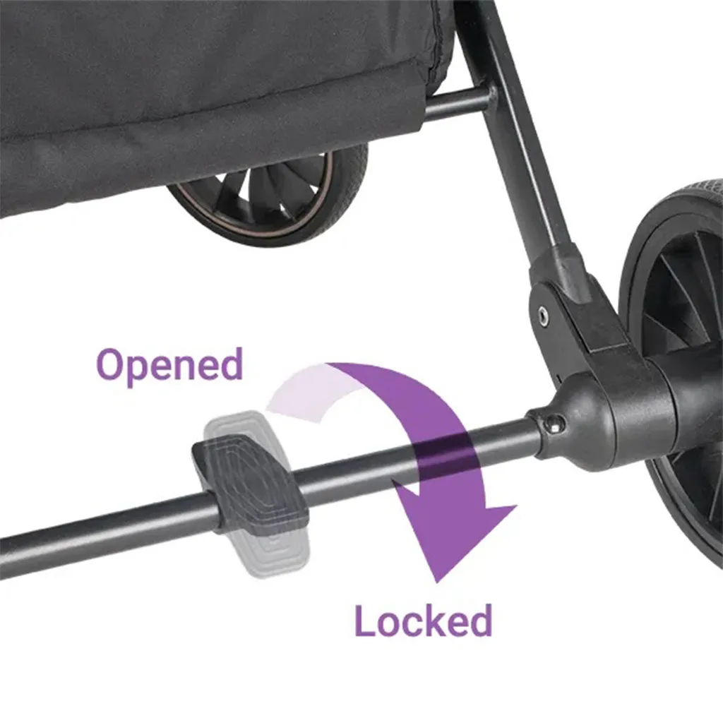 کالسکه مسافرتی چمدانی اسناگ Sung اسپرینگ بدنه مشکی eSpring