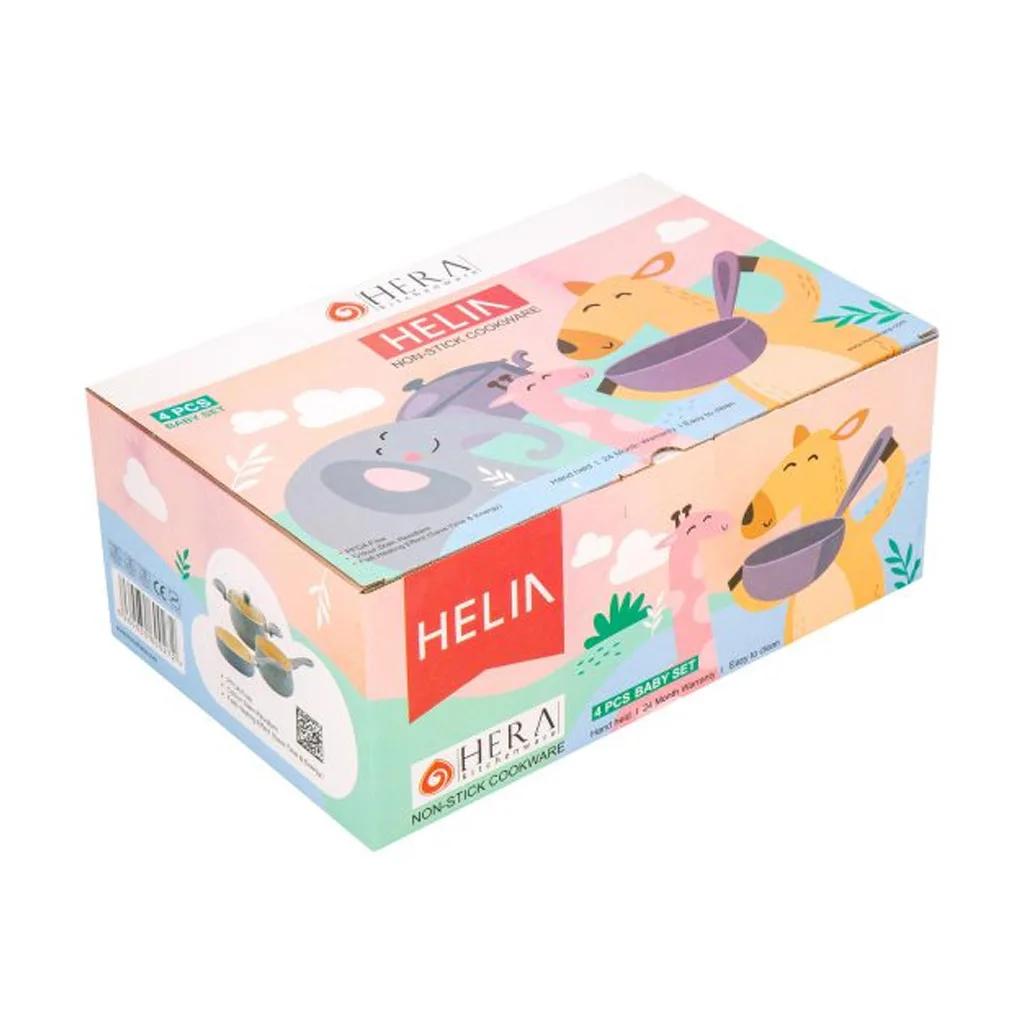 سرویس قابلمه گرانیتی 4پارچه نوزاد و کودک هرا مدل هلنا Hera Helena