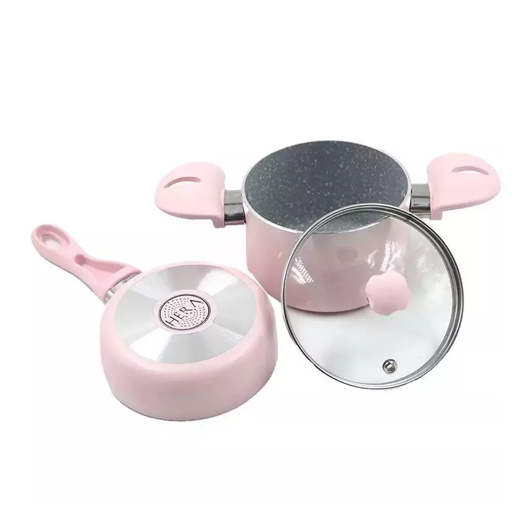 سرویس قابلمه گرانیتی 3پارچه نوزاد و کودک هرا مدل هلنا12 Hera Helena