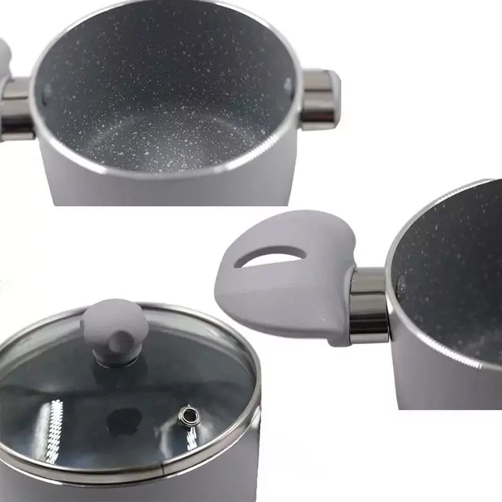 سرویس قابلمه گرانیتی 3پارچه نوزاد و کودک هرا مدل هلنا12 Hera Helena