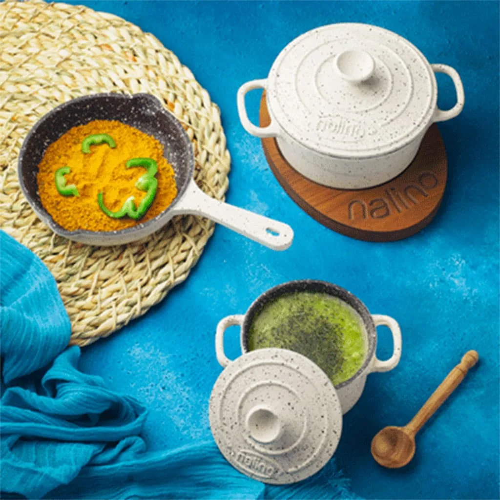 قابلمه نالینو 5پارچه چدن كودک Nalino