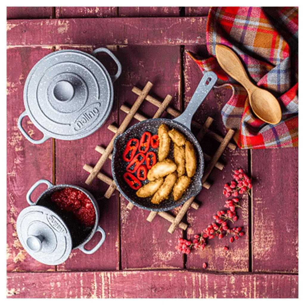 قابلمه نالینو 5پارچه چدن كودک Nalino