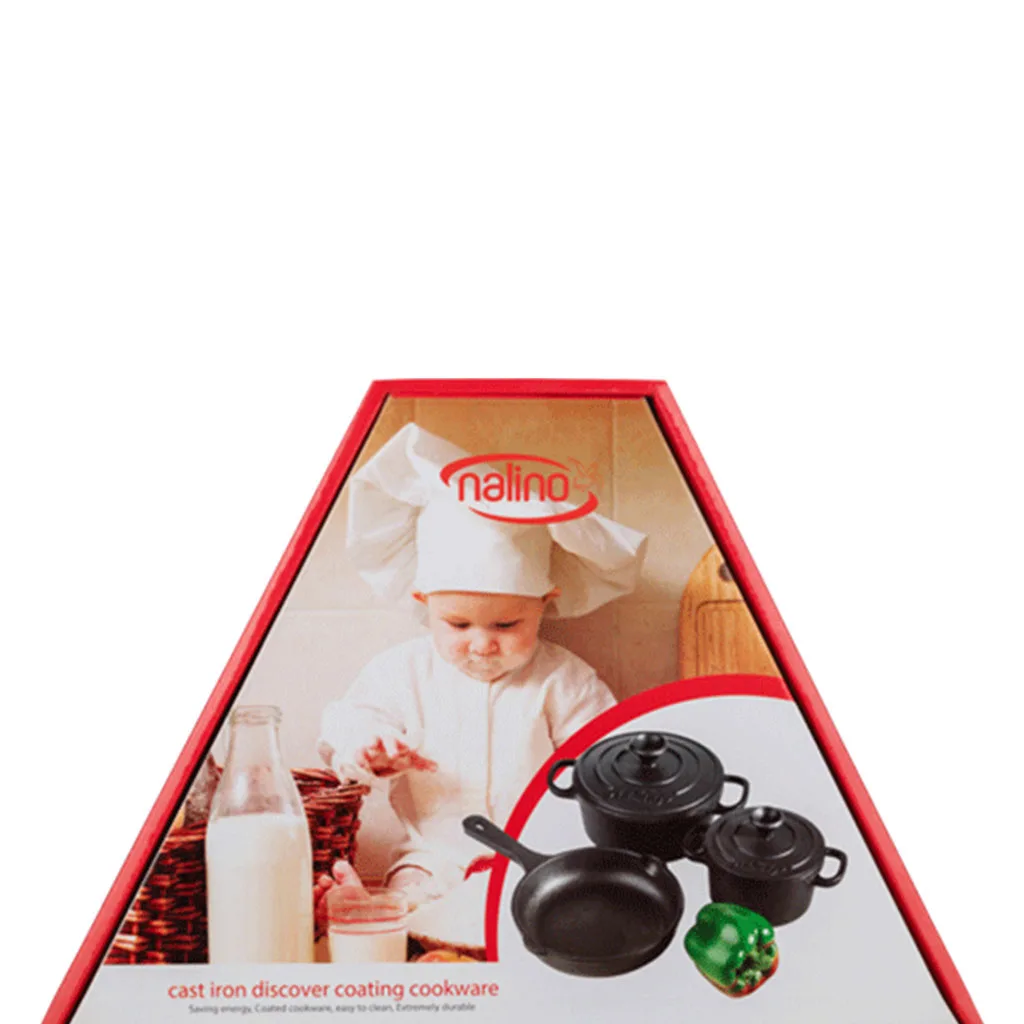 قابلمه نالینو 5پارچه چدن كودک Nalino