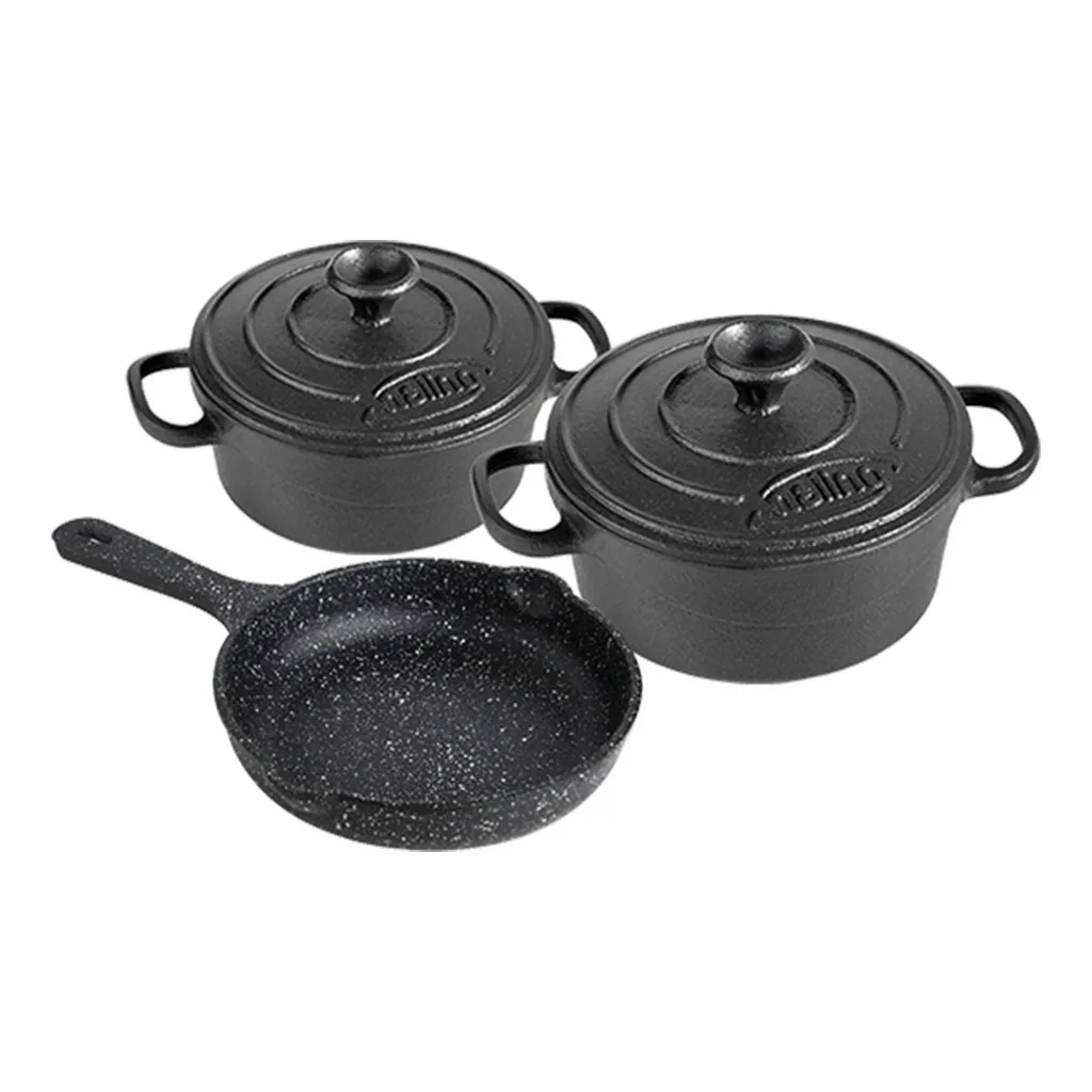 قابلمه نالینو 5پارچه چدن كودک Nalino