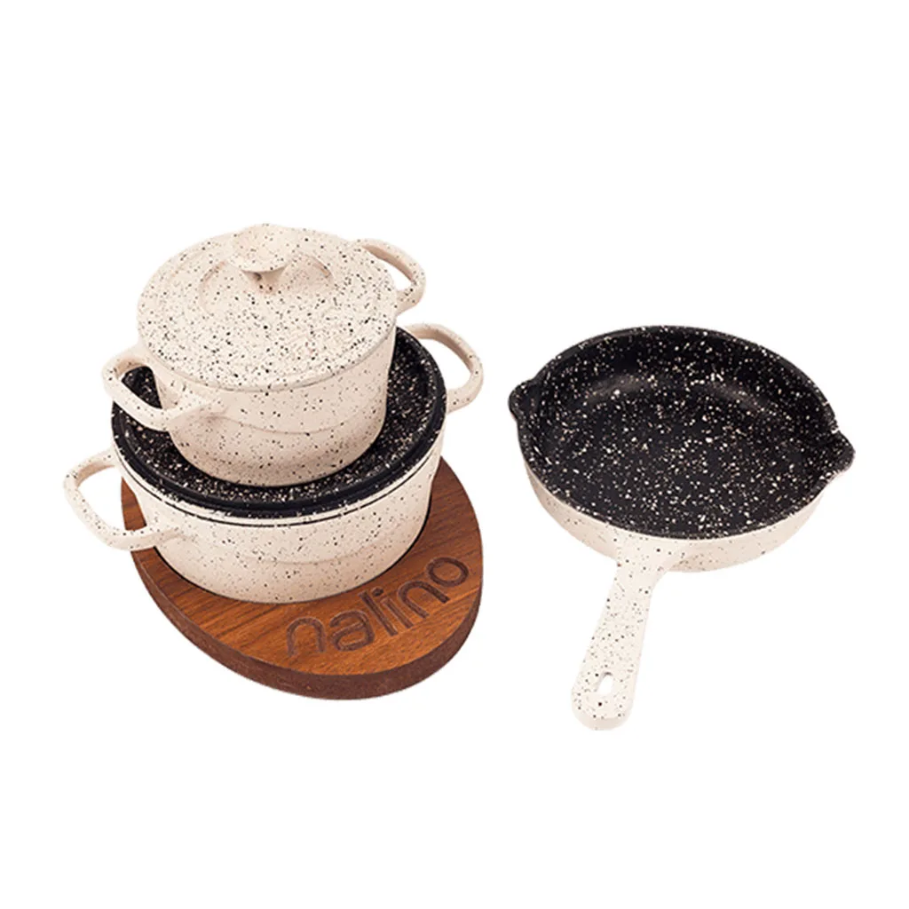 قابلمه نالینو 5پارچه چدن كودک Nalino