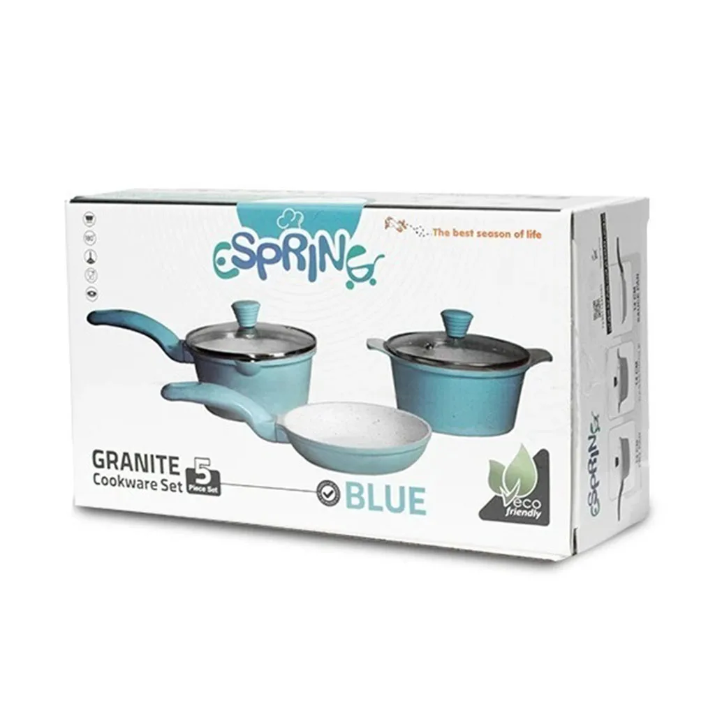 سرویس قابلمه گرانیت 5پارچه اسپرینگ Espring