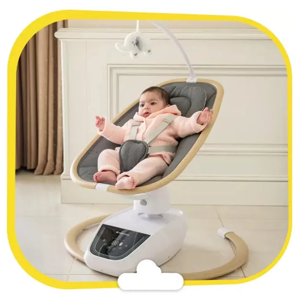 گهواره نی نی لای لای برقی کیکابو Bee Moove دکمه لمسی موزیکال Kikkaboo