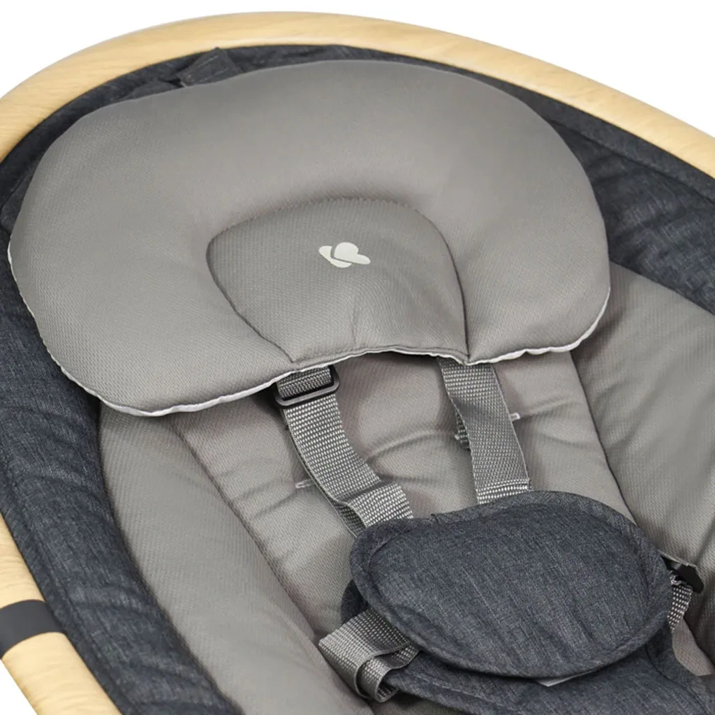 گهواره نی نی لای لای برقی کیکابو swing Ashlee دکمه لمسی بدنه طرح چوب Kikkaboo