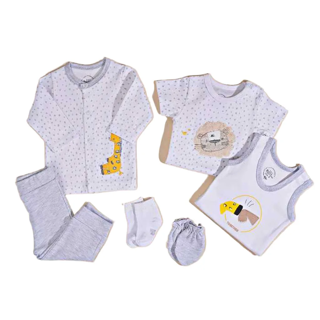 ست  جعبه ای 13تکه طرح زرافه شیر نيلی Nili