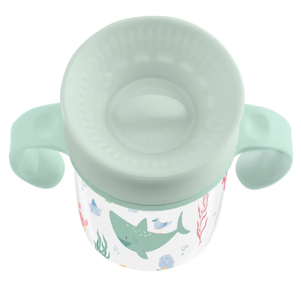 ليوان آبمیوه خوری کیکابو مدل Deep Sea دسته دار 360درجه 300میل Kikkaboo