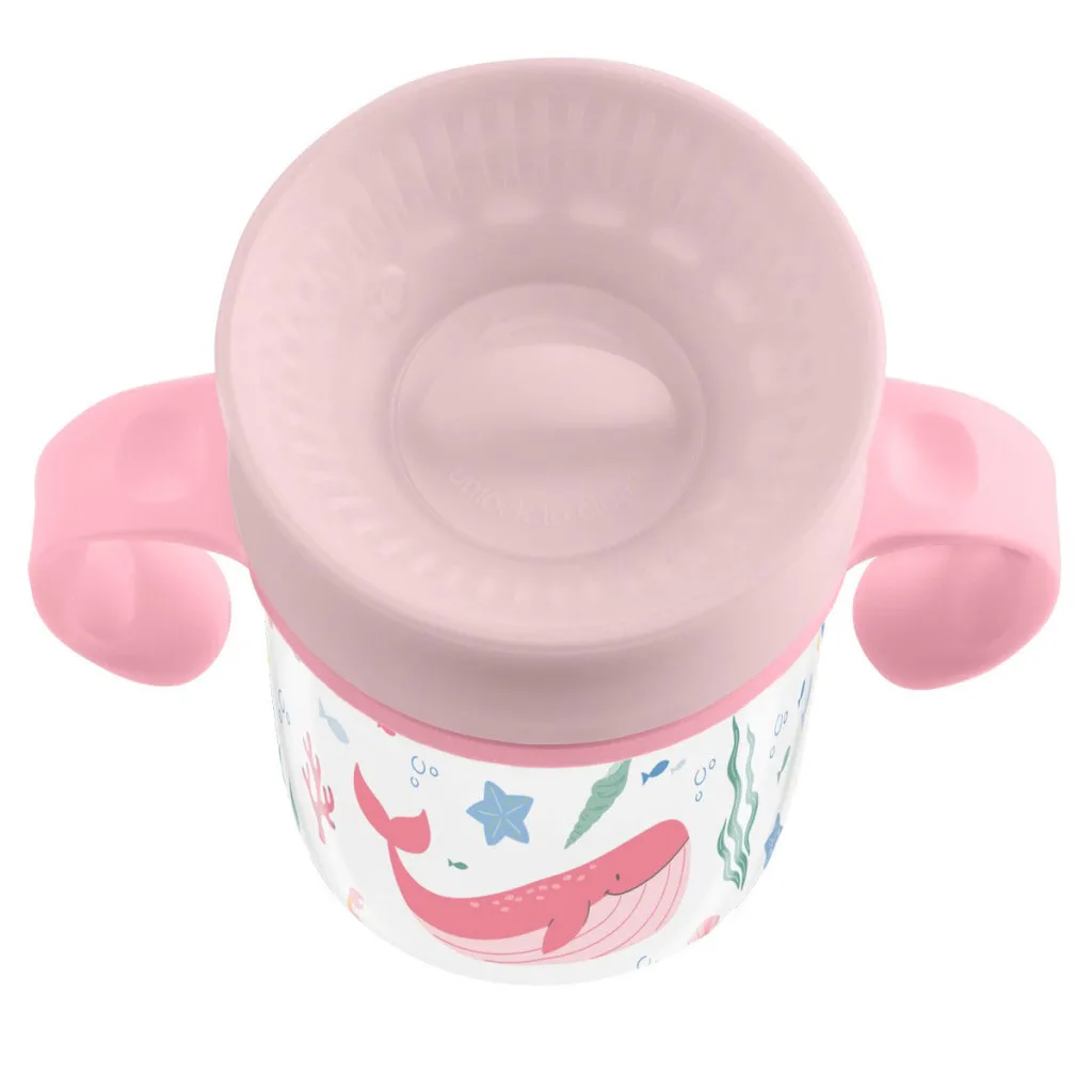 ليوان آبمیوه خوری کیکابو مدل Deep Sea دسته دار 360درجه 300میل Kikkaboo