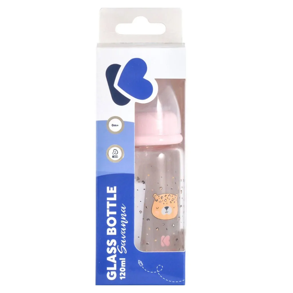 شیشه شیر Savannar پیرکس 1قطره 120میل کیکابو Kikkaboo