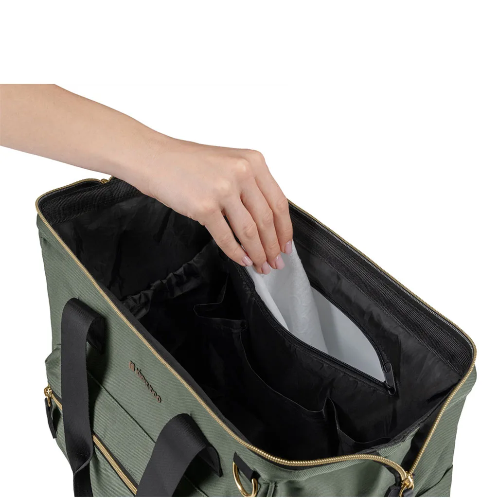 ساک لوازم دوشی کیکابو مدل Maxi ساده جلوزیپ Kikkaboo