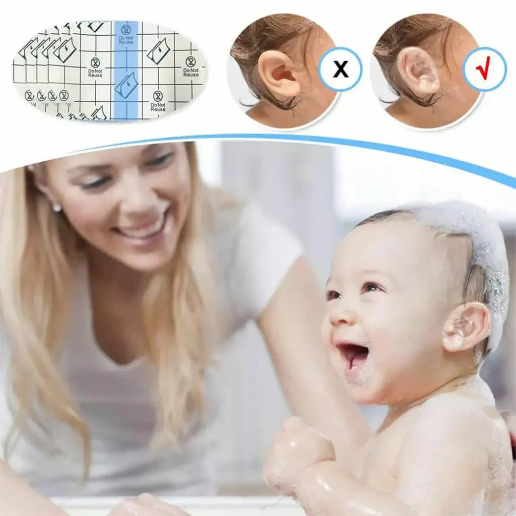 چسب و محافظ گوش 30عددی Baby Waterproof Ear Stickers نوزاد