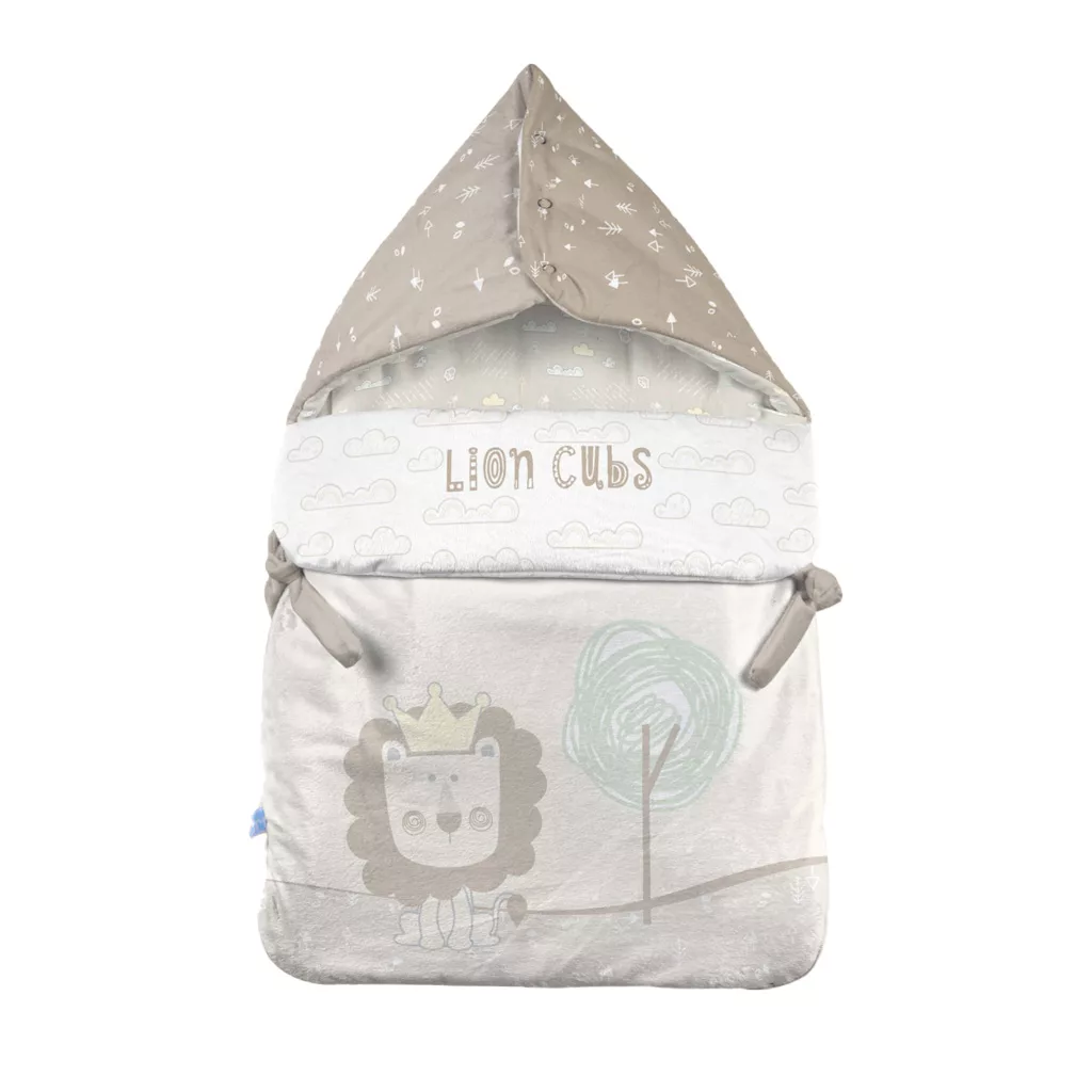 قنداق فرنگی مستطیل زیپدار طرح Lion Cubs رزبرن RoseBorn