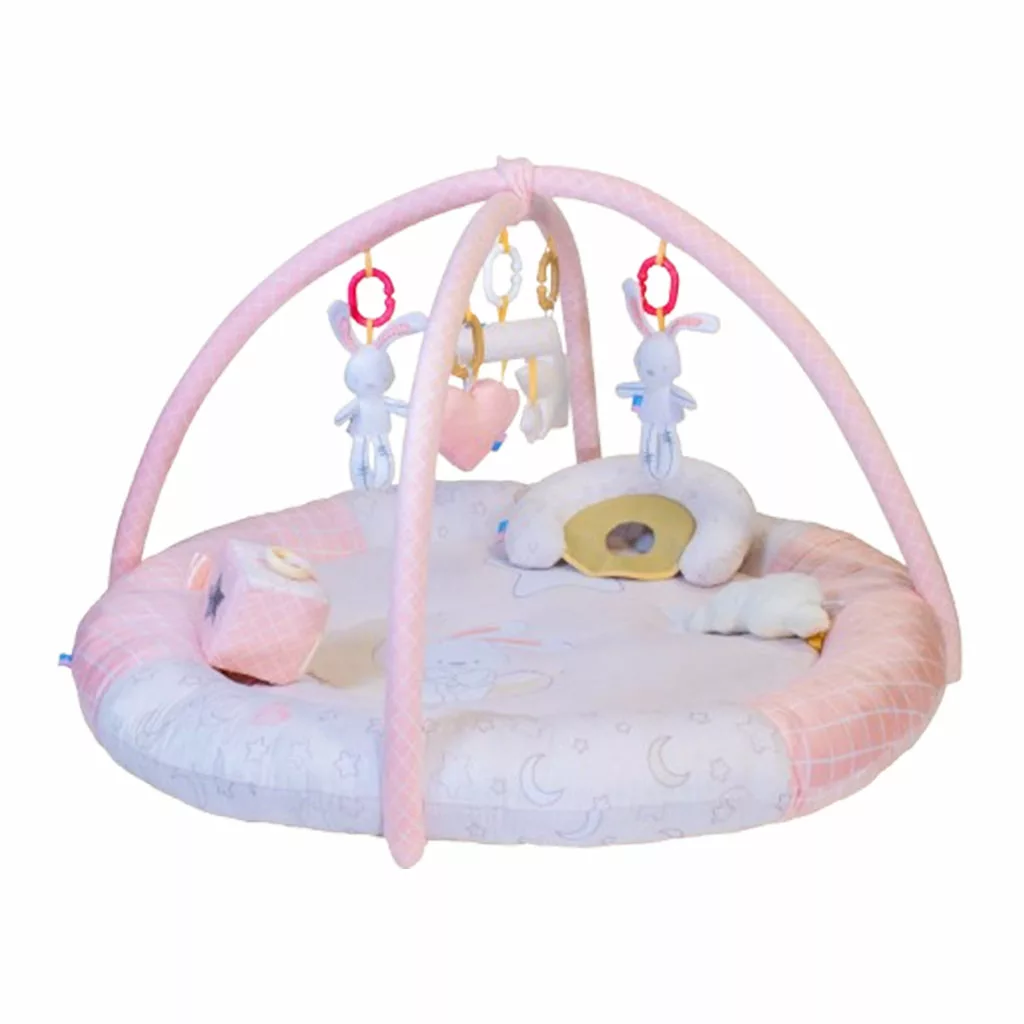 زمین بازی گرد گارددار Dreamer Daisy خرگوش ماه ستاره رزبرن RoseBorn