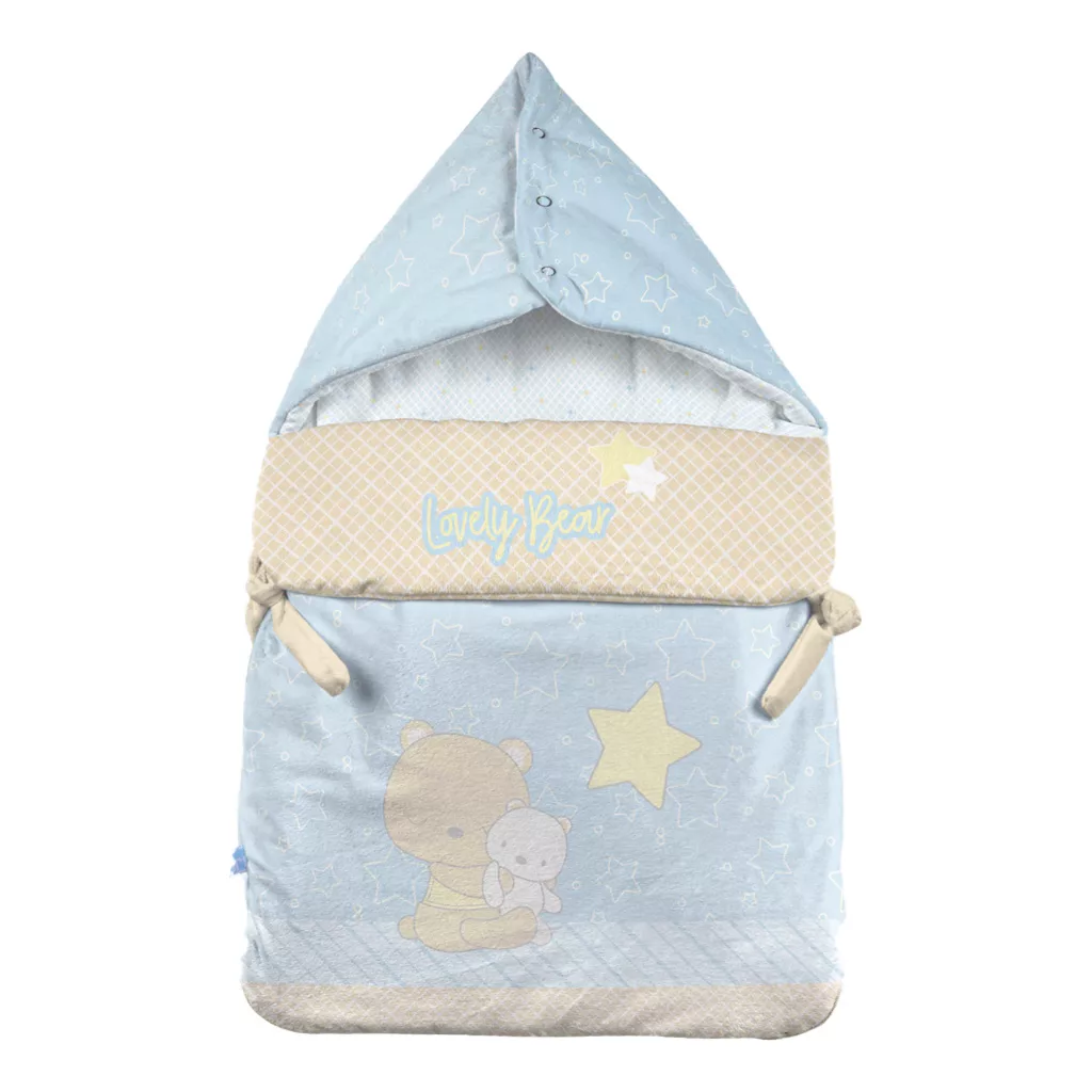 قنداق فرنگی زیپدار طرح Lovely Bear رزبرن RoseBorn