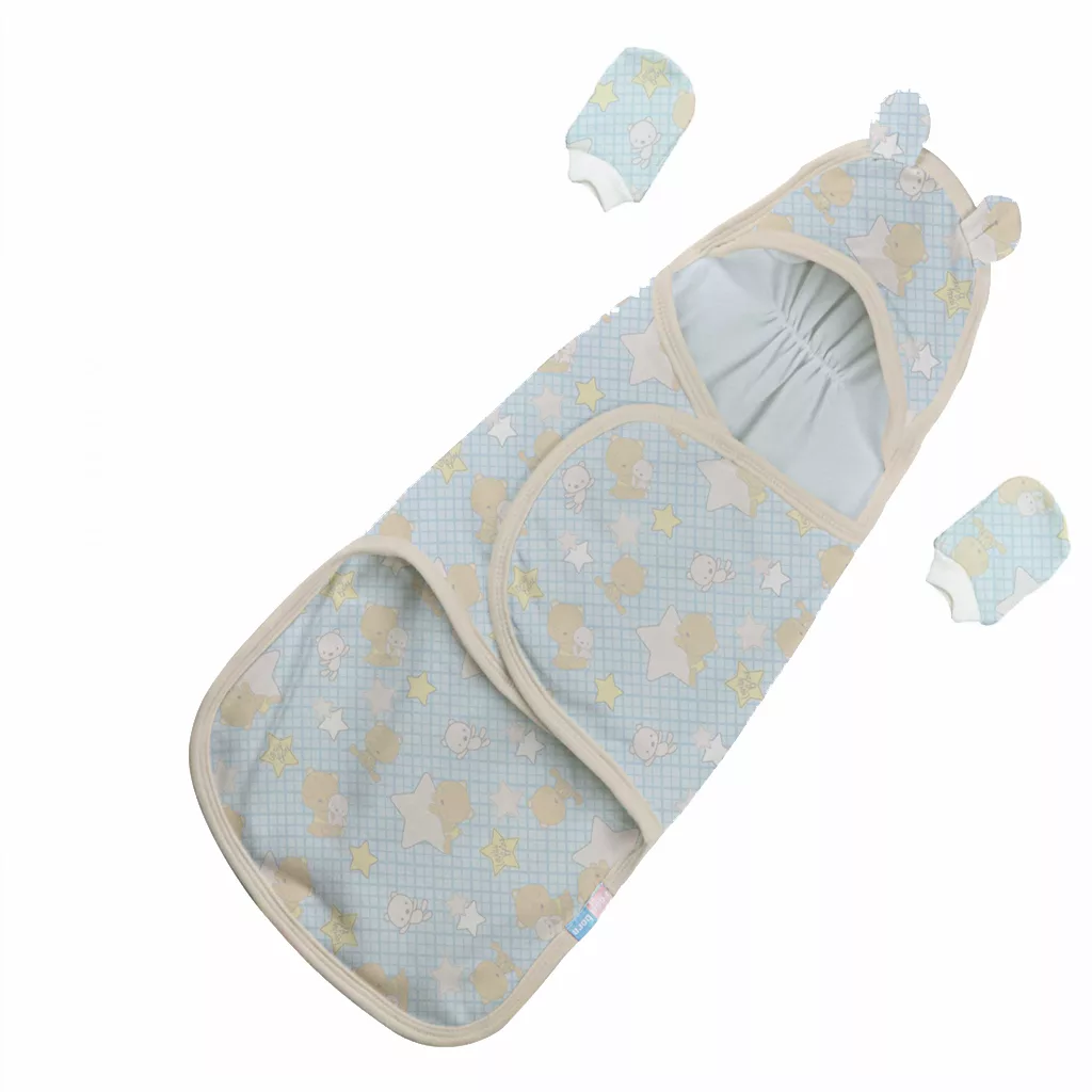 قنداق چسبی تمام چاپ طرح Lovely Bear رزبرن RoseBorn