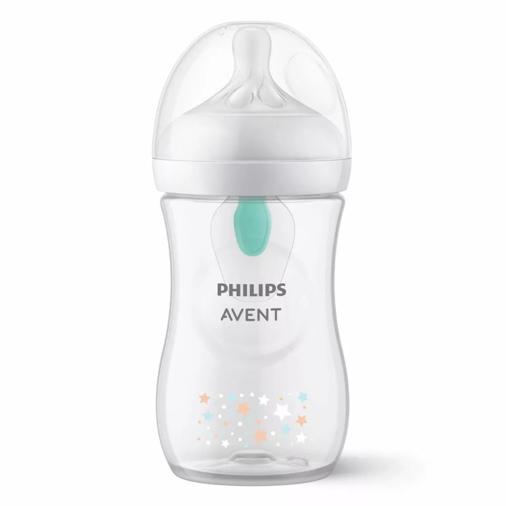 شیشه شیر نچرال 260میل 1+ماه 3قطره اونت Avent