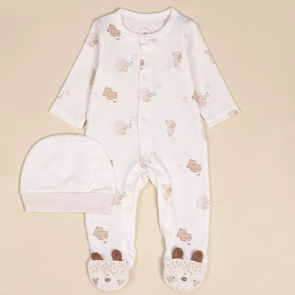 سرویس 13تکه نیلی جوجه تیغی جعبه ای خرس کیک سفید Nili