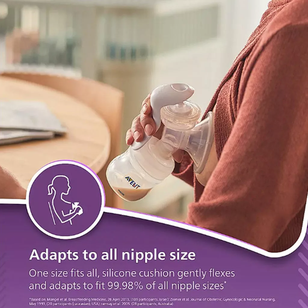 پمپ دستی شیردوش فیلیپس اونت بطری 125میل و سرشیشه ضدنفخ Philips Avent