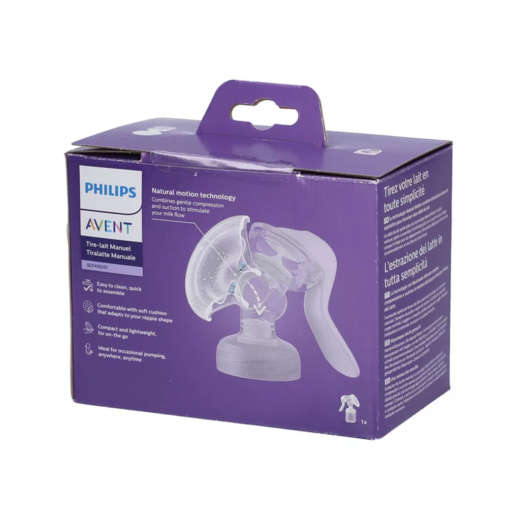 پمپ دستی شیردوش فیلیپس اونت بطری 125میل و سرشیشه ضدنفخ Philips Avent